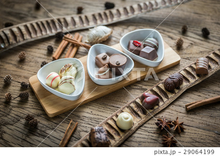 Swiss chocolate candies Swiss chocolate candies 29064199