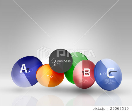 Circle geometric abstract background 29065519