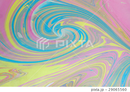 マーブリング(カラー墨流し) 29065560
