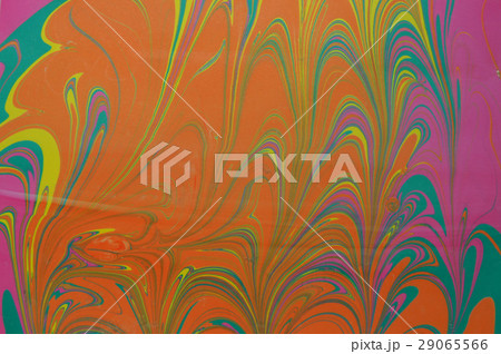 マーブリング(カラー墨流し) 29065566