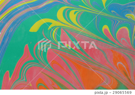 マーブリング(カラー墨流し) 29065569