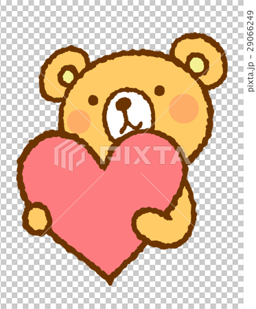 拿著心臟的動物熊 29066249