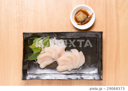 scallop for sashimi - japanese food style 29068373