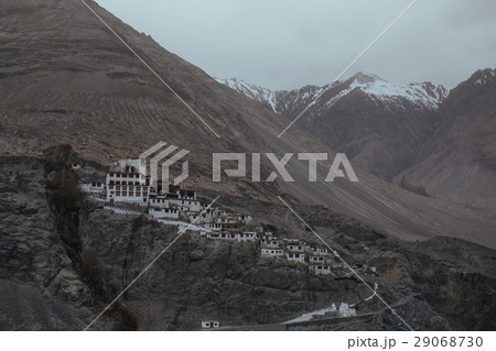 Temple on the Mountain ,Nubra Valley, India 29068730