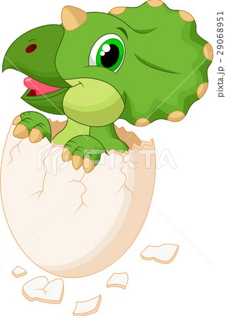 Cute dinosaur hatching 29068951