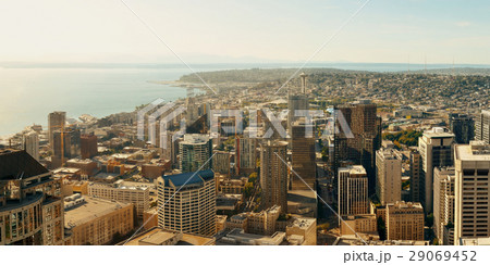 Seattle rooftop view Seattle rooftop view 29069452