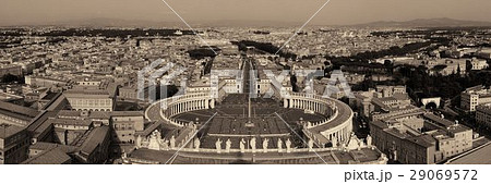 Rome city panoramic view 29069572