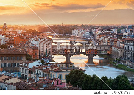 Florence skyline sunset 29070757