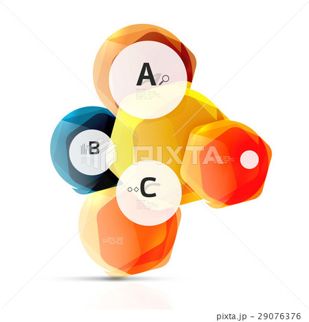 Geometrical hexagons abstract background 29076376