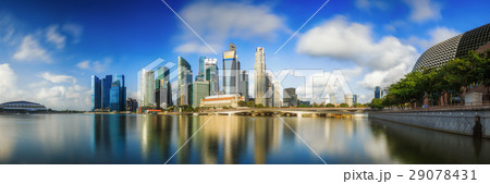 Singapore Skyline and view of Marina Bay Singapore Skyline and view of Marina Bay 29078431