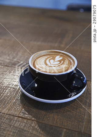 カフェラテ　ラテアート 29079075