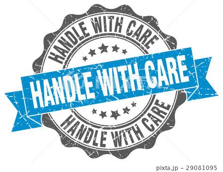handle with care stamp. sign. seal 29081095