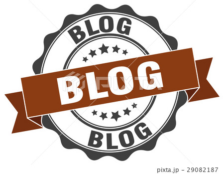 blog stamp. sign. seal 29082187