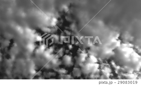 空と雲 素材 白黒 16:9 空と雲 素材 白黒 16:9 29083019