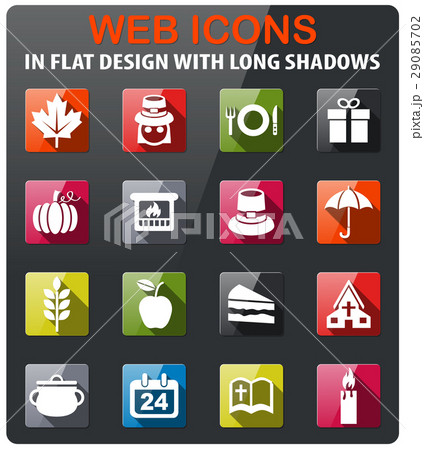 thanksgiving day icon set 29085702