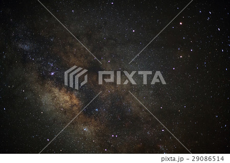 Close-up of Milky way galaxy with stars and space 29086514