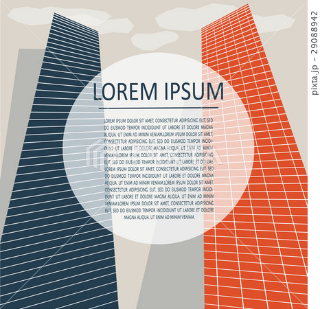 Minimalistic Cityscape Banner 29088942