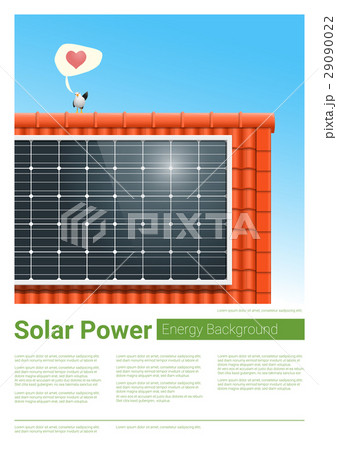 Energy concept background with solar panel 29090022