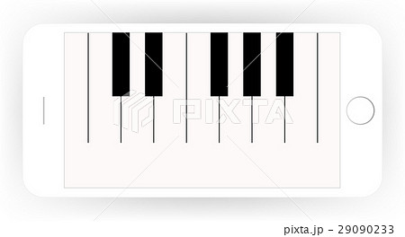 スマホ＿ピアノ鍵盤 29090233