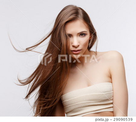 Beautiful Woman with Clean Fresh Skin  29090539