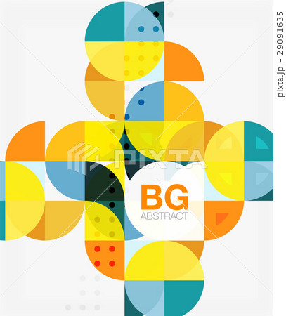 Vector circle abstract background 29091635