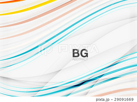 Thin lines wave abstract background Thin lines wave abstract background 29091669