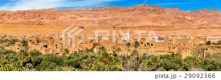 Panorama of Tinghir city in Morocco Panorama of Tinghir city in Morocco 29092366