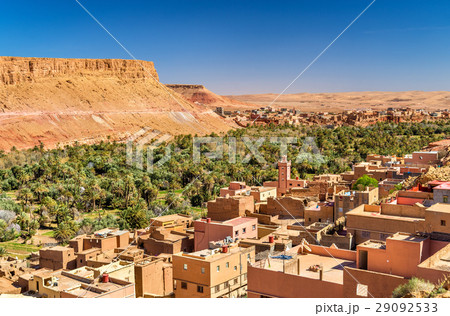 Panorama of Tinghir city in Morocco Panorama of Tinghir city in Morocco 29092533
