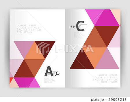 Modern business brochure or leaflet print cover 29093213