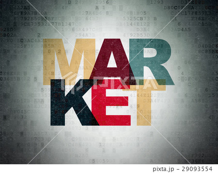 Marketing concept: Market on Digital Data Paper 29093554