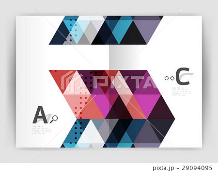 Modern business brochure or leaflet print cover 29094095