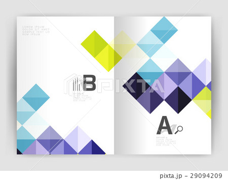 Modern minimalistic geometrical square business Modern minimalistic geometrical square business 29094209