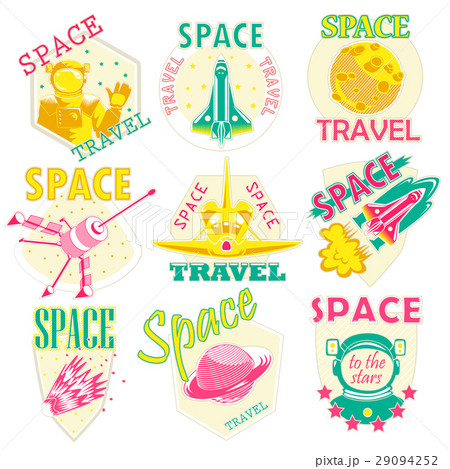 Set of icons space. Set of icons space. 29094252
