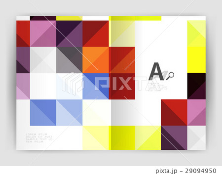 Minimalistic square brochure or leaflet business 29094950
