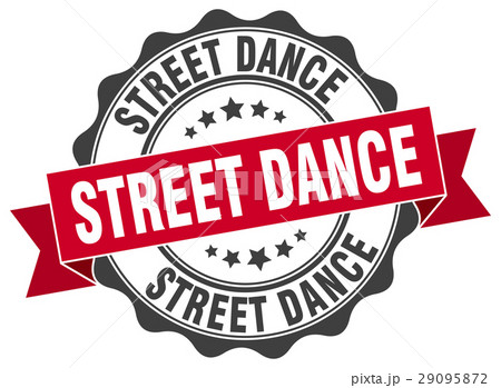 street dance stamp. sign. seal 29095872