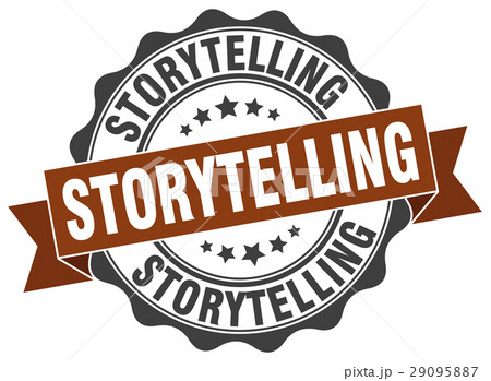 storytelling stamp. sign. seal 29095887