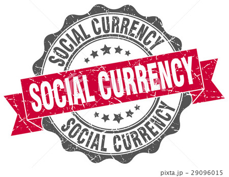 social currency stamp. sign. seal 29096015