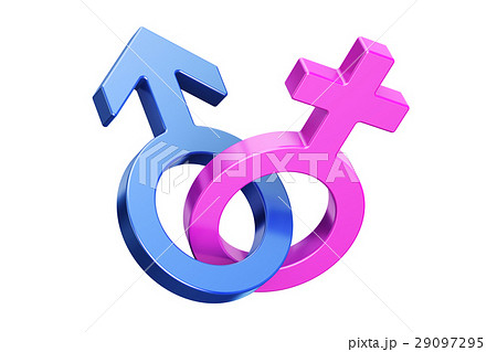 female gender symbol 3d