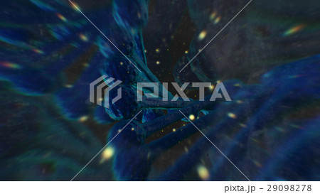 Extremely closeup abstract DNA structure Extremely closeup abstract DNA structure 29098278