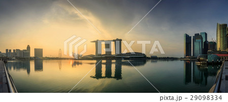 Singapore Skyline and view of Marina Bay Singapore Skyline and view of Marina Bay 29098334