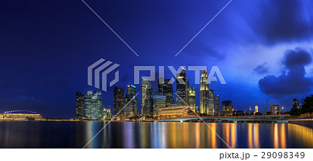 Singapore Skyline and view of Marina Bay Singapore Skyline and view of Marina Bay 29098349