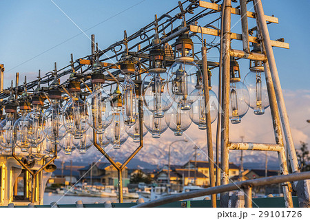 黒部漁港と立山連峰 黒部漁港と立山連峰 29101726