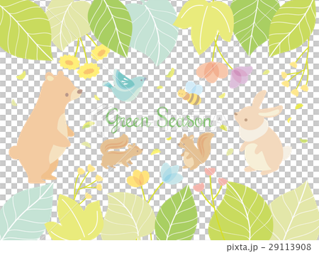 Illustration of plants and animals 29113908