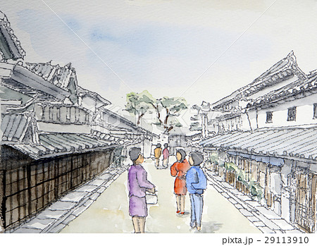 近所づきあい　今井町　町なみのスケッチ　 29113910