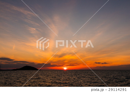 夕陽 エコパーク 夕陽 エコパーク 29114291