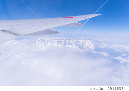 上空フィートからの風景の写真素材