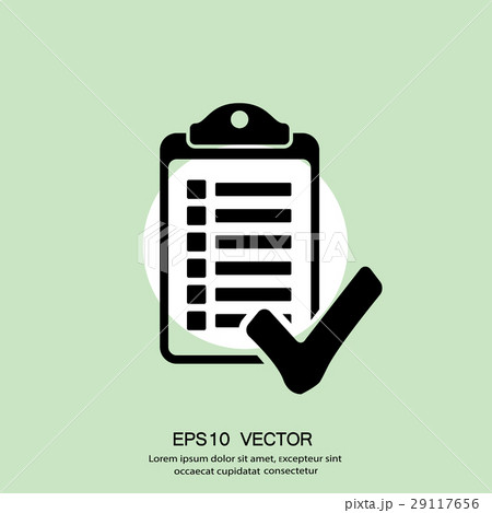 Pictograph of checklist 29117656
