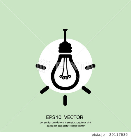 Pictograph of light bulb Pictograph of light bulb 29117686