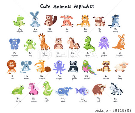 cartoon animals collection 29119303