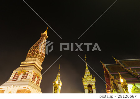 Wat Phra That Panom temple at night, Nakhon Phanom 29120667